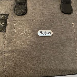 A B Amici brand new gray handbag